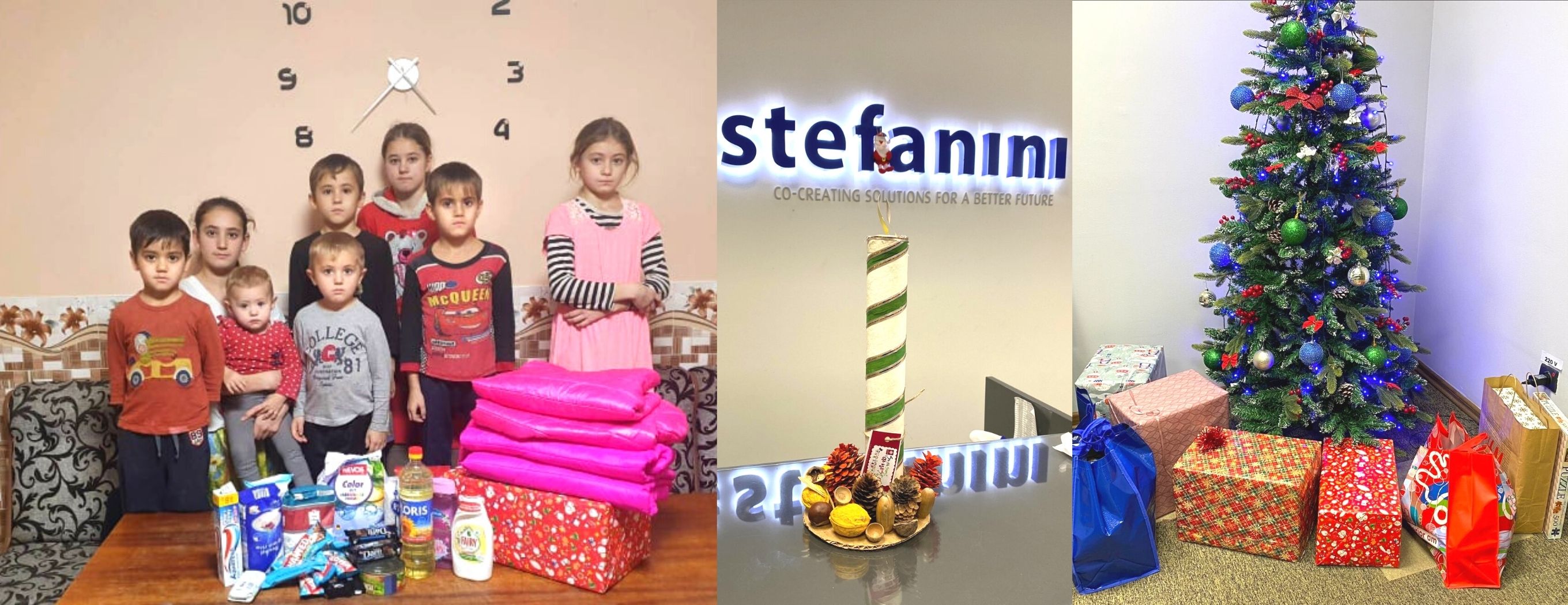 Stefanini Group ajută o familie cu nouă copii
